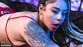 Obsessed Brunette Tastes Redhead's Toes In Lesbian Domination