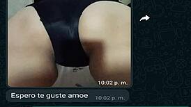 WhatsApp conversation with my friend Oscar's Latina boss, I creampie her again