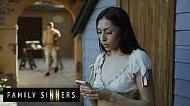 Family Sinners - Stepsis Finds Out Fiancee Cheating And Drowns Sorrows On Stepbros Cock