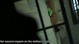 step mom enjoys her private dildo time alone