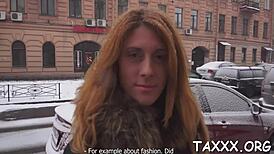 agent fingers teen model's shaved pussy during casting