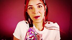 Listen as the shy pretty submissive girl gives jerk off instructions and worships you in this ASMR session.