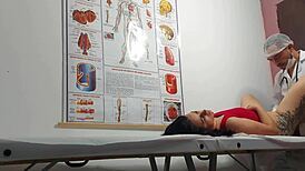 i accidentally fingered her asshole and fucked the patient rough in the hospital.