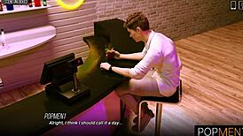 Hot black girl spend party night with young 18+ boy popmen1