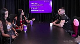 Kylian Cria's casting compilation with Tifany Rocha and Didy Reis continues in part 2, featuring sheer red outfits.