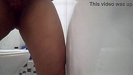 Curvy Latina Bathes Alone Fantasizing About Boyfriend