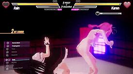 Lesbian Battle 5 With Fingering And Anal Action!