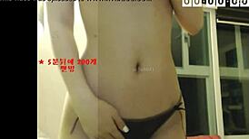 Bagel Soo Teases with Clothes Ripping and Korean Striptease