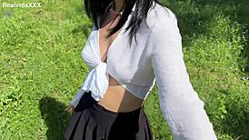 I finally found a girl eager for anal on our first date, filled her ass with cum.