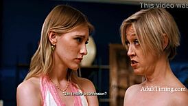 Milf corrupts stepdaughter in front of mirror - dee williams melody marks