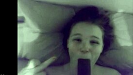 my bully stuffs my girlfriends mouth with huge black dick