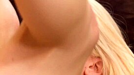 taylor daines tastes her pussy off his cock as he cums