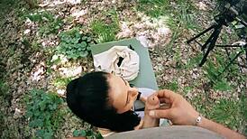 did you jerk off to this ponytail brunette's meditation freeuse facial?