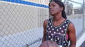 these ebony lesbians are so sexy, licking each other's wet pussies