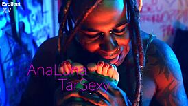 Femdom Dominates with Foot Worship, Licking, Sucking, and Toes