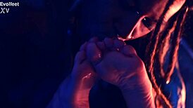 Femdom Dominates with Foot Worship, Licking, Sucking, and Toes