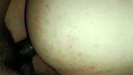 Enjoying a moment in the bathroom with a partner