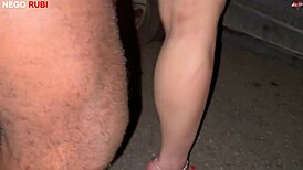 dando em publico e corno com ciúmes da rola gigante - paolla hotwife 😈