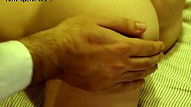 hey, fabrice shows erotic spanking in bed