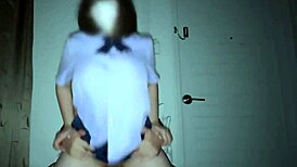 Asian student with huge tits gets her tight pussy fucked by teacher in bedroom. She moans loudly during the creampie.