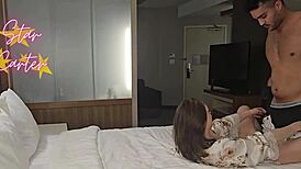 Star Carter gets creampie fisting from hotel neighbor 😏