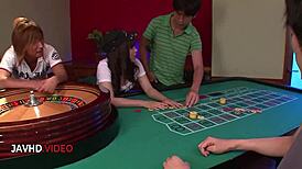 intense japanese beauty hinata tachibana gives group blows for pleasure