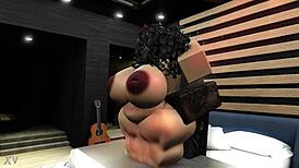 Chubby rice bunny gets pounded by dark meat in casual encounter