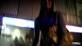 Big dildo warms brunette before guy fucks her hard