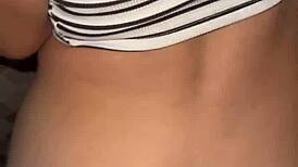 fucking this skinny latina big ass while chatting with her cuckold boyfriend!