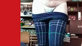 Michelle's Intriguing Transvestite Photos in Lace Skirt