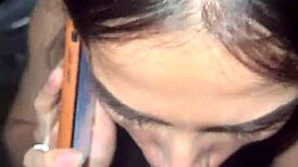 fucking this skinny latina big ass while chatting with her cuckold boyfriend!