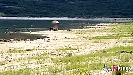 Luna Black X Gets Fucked On The Beach