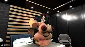 Chubby rice bunny gets pounded by dark meat in casual encounter