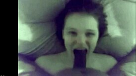 my bully stuffs my girlfriends mouth with huge black dick