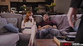 Stepsiblings Max and Scarlet in Intense Family Encounter