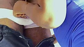 Co-Tenant Fucks Her Neighbor Under The Stairs With Ripped Clothes And Humiliation