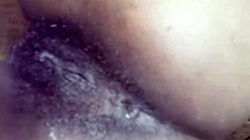 this homemade solo session with dildo is so intense