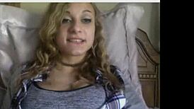 Cute teen webcam show with teasing