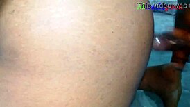 doggystyle fucking my chubby girlfriend with piercing on her legs