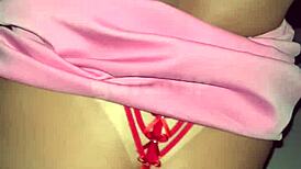 Wife's first swing house encounter with well-hung single guy in front of cuckold.