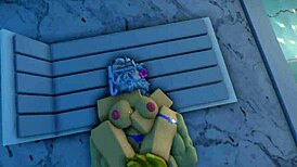 Roblox slut moans as big black cock fucks her rough and hard