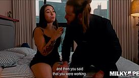 my lover wants me to leave my wife and lets me fuck her in the ass - anal orgasm on valentines day