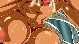 anime group scene with three characters