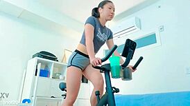 eighteen not twenty exercise bike session two