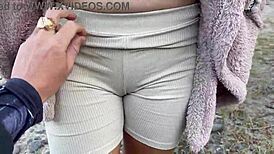 check this public pissing in the forest