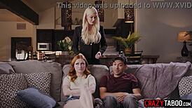 Stepsiblings Max and Scarlet in Intense Family Encounter