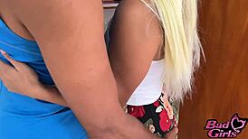 When Money's Tight, Stepmother Infiltrates Home, Letting Stepmother's Cock Burst Her Ass To Support Her