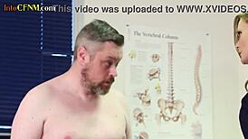 Femdom CFNM Nurse Babes Assist Small Cock Dude In Hospital Group Session