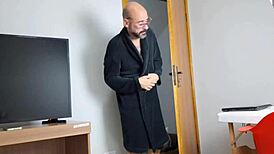 unexpected nighttime visit to stepdaughter 😏