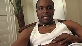 Black amateur in quick session